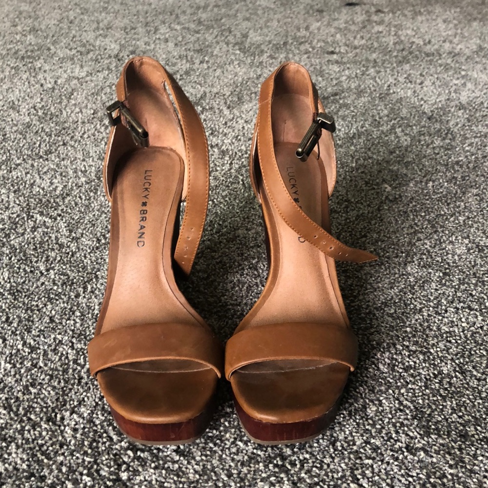 Ankle strap wedge